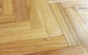 custom herringbone wood floors