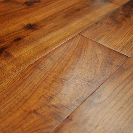 Replicated Foot-Worn Styled Hand Crafted Hardwood Flooring