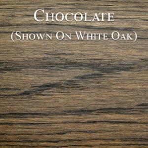 Chocolate Hardwax Oil on White Oak