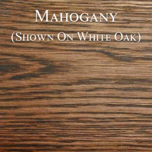 Mahogany Hardwax Oil on White Oak