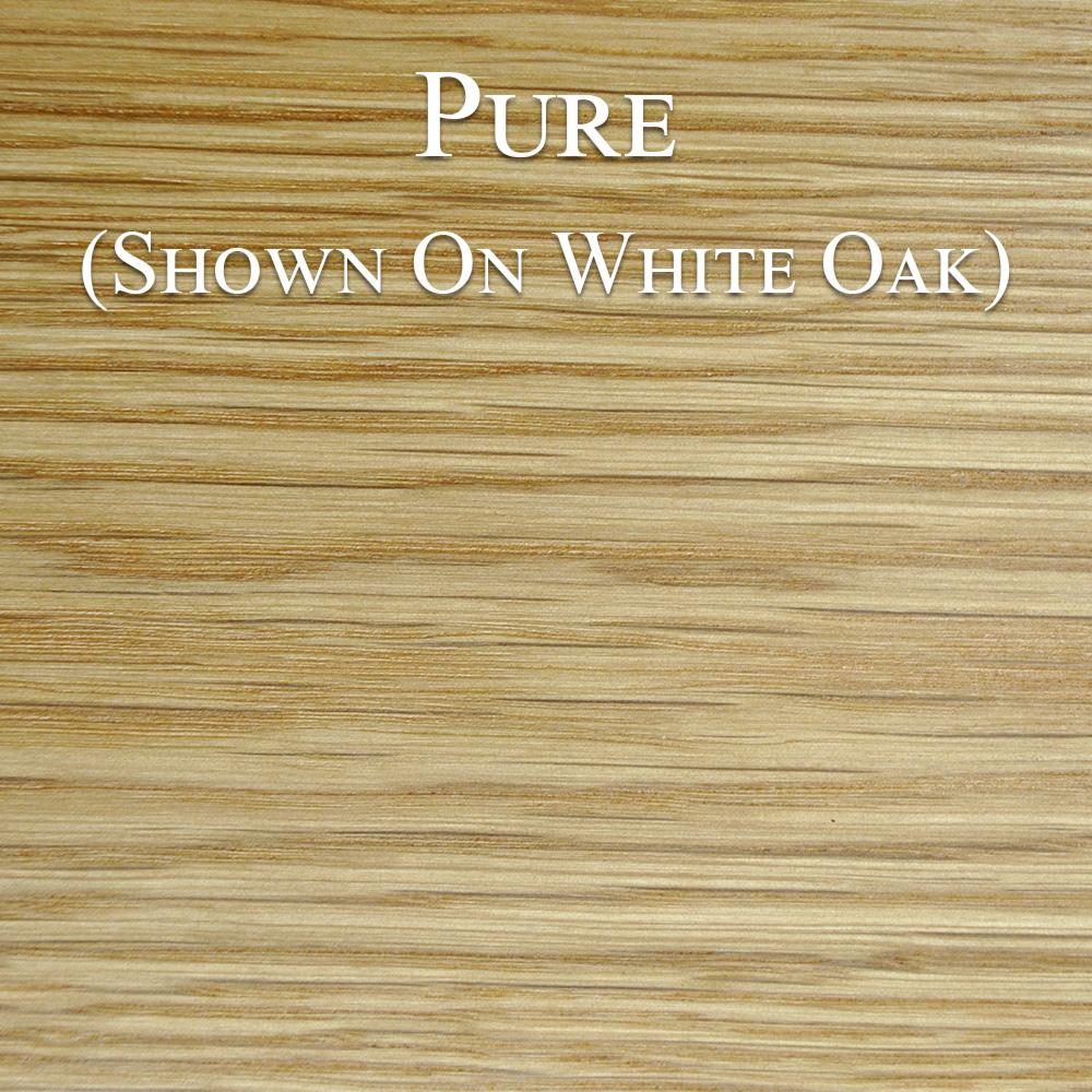 Pure color hardwax oil on white oak