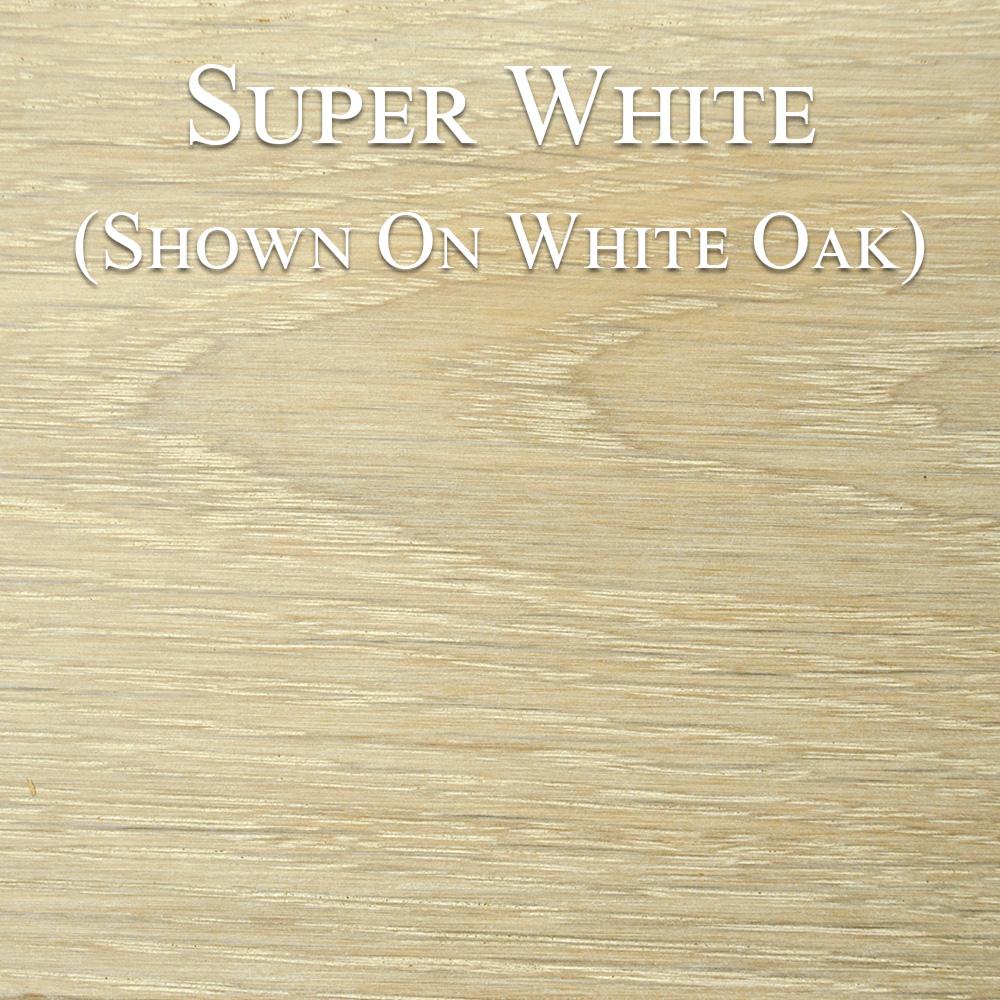 Super White Hardwax Oil on White Oak
