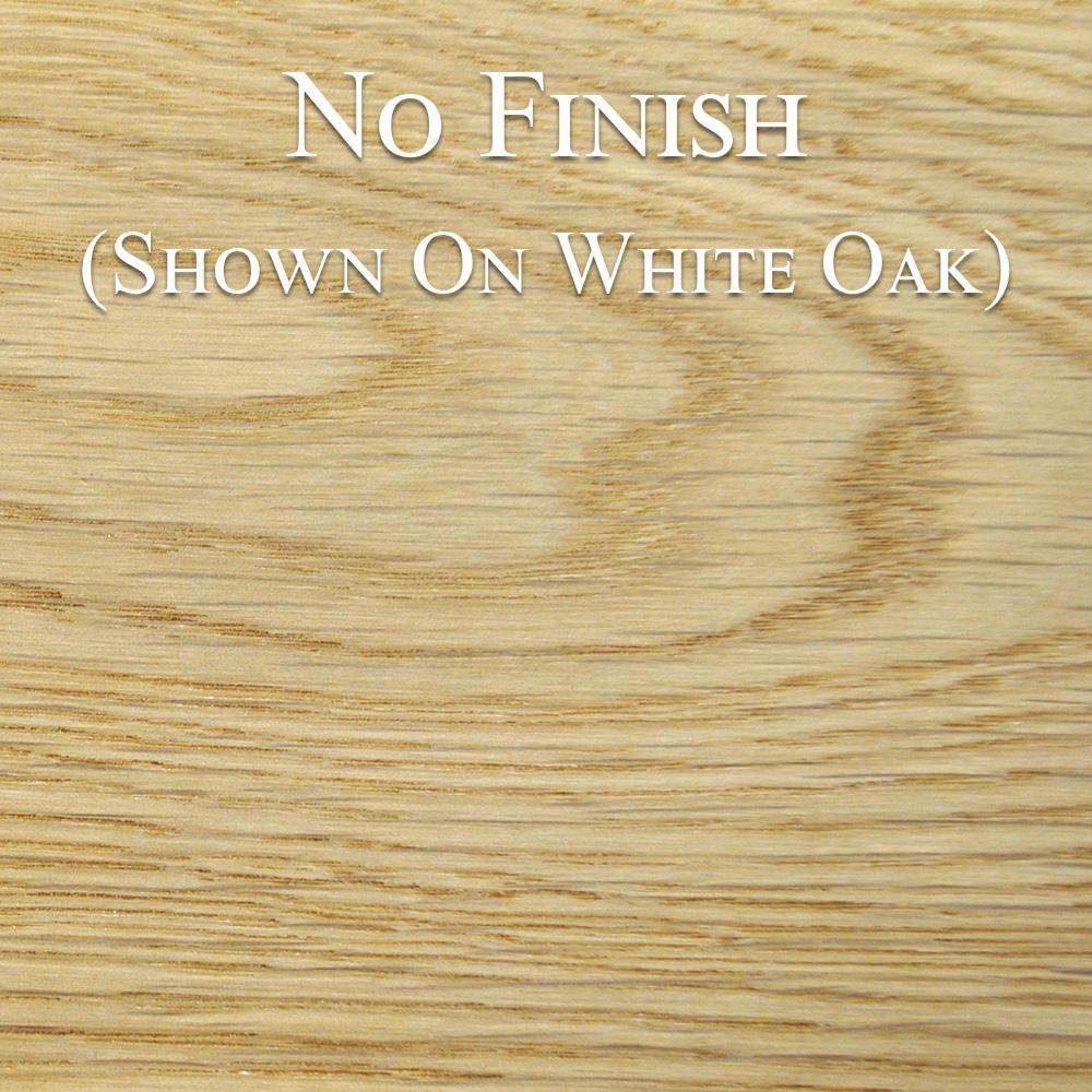 white oak with no finish