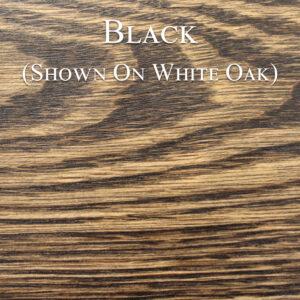 Black Hardwax Oil on White Oak