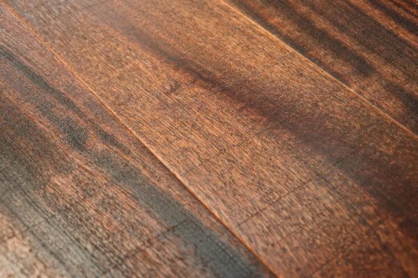 Sapele Hardwood - Wire Brushed with Saw Marks and Smoke Stain - Sealed with Pure Hardwax Oil Finish