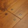 Cherry Flooring, Flush Pegs, Natural Hard Wax Oil Finish - Closeup