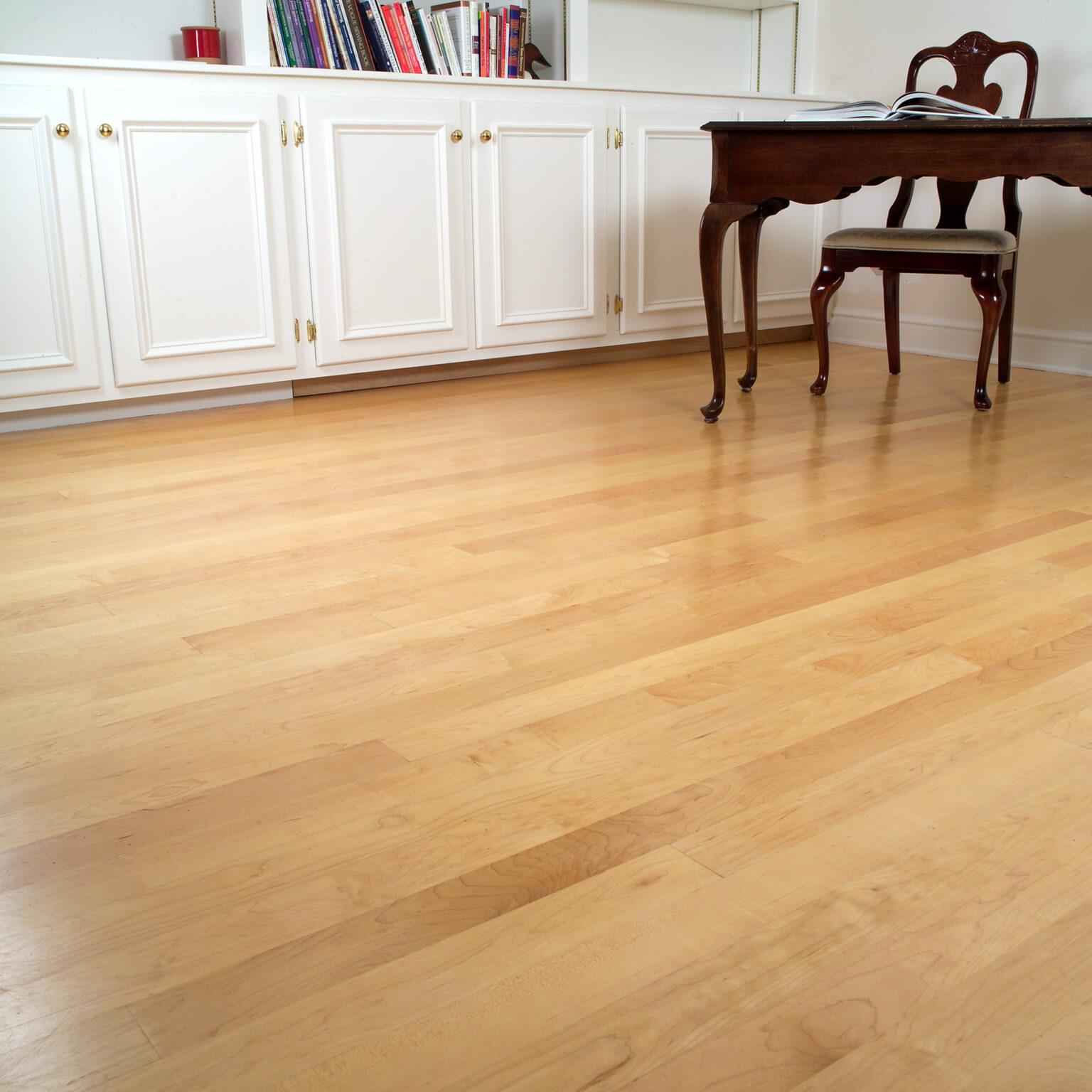 Wide Plank Maple Flooring with Custom Finish - Rehmeyer Wood Floors