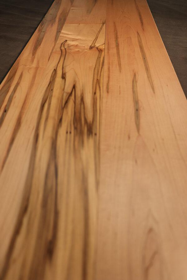 Wide Plank Ambrosia Maple Flooring with Pure Colored, Eco-friendly Hard Wax Oil Finish