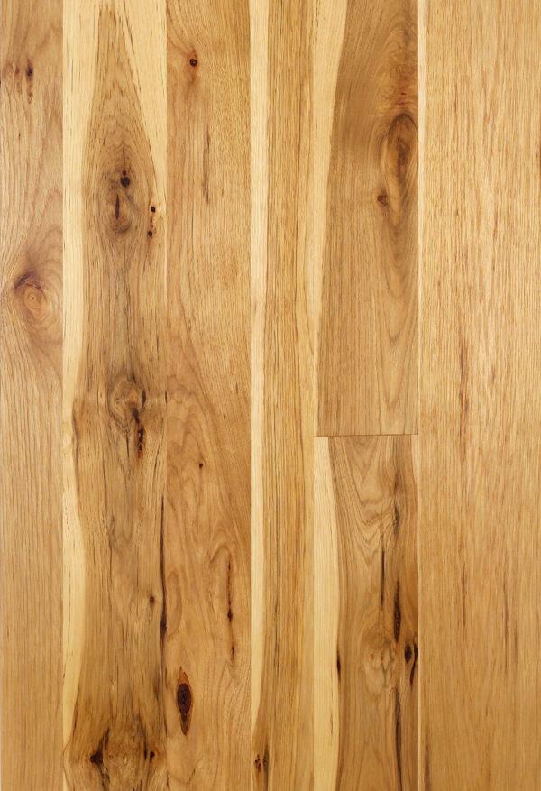 Wide Plank Hickory Flooring Hard Wax Oil Finish