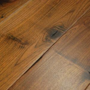 Wide Plank Walnut Flooring with Soft Edges, Smoke Accents and Hard Wax Oil Finish 5